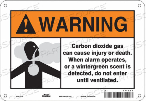 OEM#: 476G02CHEMICAL SIGN 10 W 7 H 0.032 THICKNESS by Condor