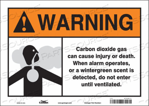 OEM#: 476G11CHEMICAL SIGN 14 W 10 H 0.004 THICK by Condor