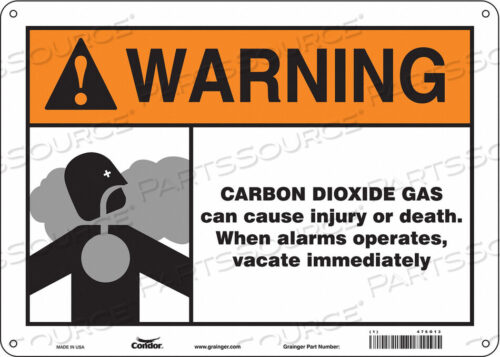 OEM#: 476G13CHEMICAL SIGN 14 W 10 H 0.032 THICK by Condor