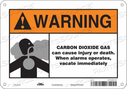 OEM#: 476G16CHEMICAL SIGN 10 W 7 H 0.055 THICKNESS by Condor