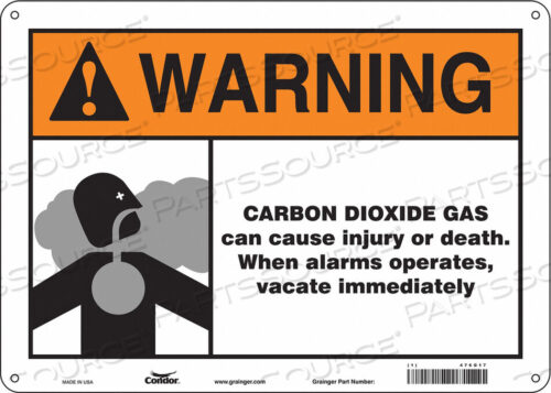 OEM#: 476G17CHEMICAL SIGN 14 W 10 H 0.055 THICK by Condor