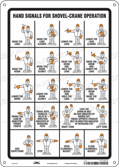 OEM#: 476H62SAFETY SIGN 10 W 14 H 0.032 THICKNESS by Condor