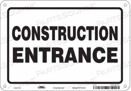 OEM#: 476H73SAFETY SIGN 10 W 7 H 0.032 THICKNESS by Condor