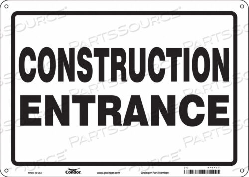 OEM#: 476H77SAFETY SIGN 14 W 10 H 0.055 THICKNESS by Condor