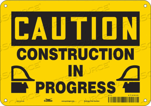 OEM#: 476H89SAFETY SIGN 10 W 7 H 0.032 THICKNESS by Condor