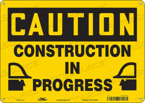 OEM#: 476H90SAFETY SIGN 14 W 10 H 0.032 THICKNESS by Condor