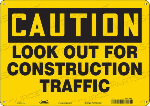 OEM#: 476H96SAFETY SIGN 14 W 10 H 0.032 THICKNESS by Condor