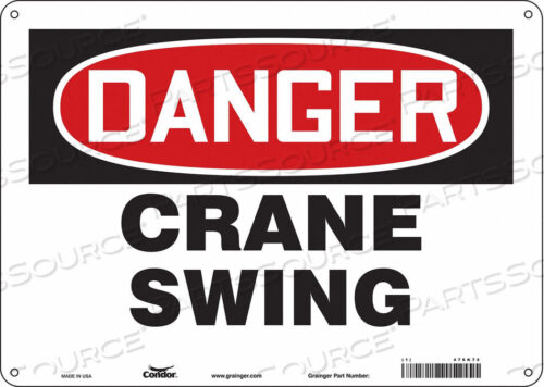 OEM#: 476K74SAFETY SIGN 14 WX10 H 0.032 THICKNESS by Condor