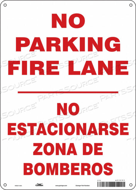 TRAFFIC SIGN 10 W 14 H 0.055 THICKNESS