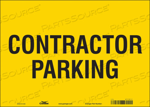 TRAFFIC SIGN 14 W 10 H 0.004 THICKNESS