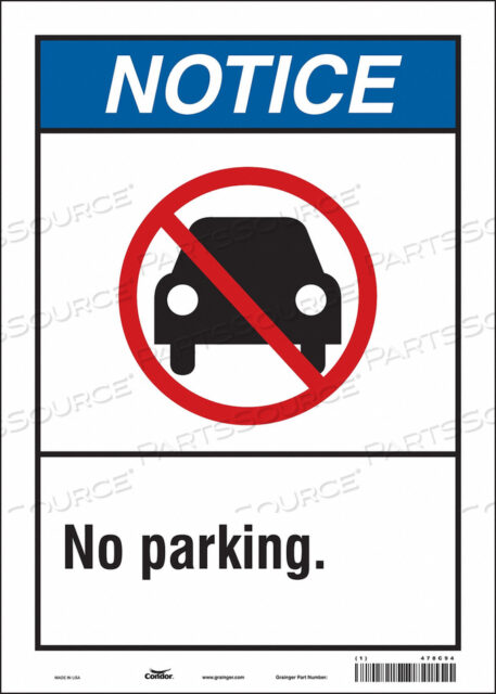 SAFETY SIGN 10 WX14 H 0.004 THICKNESS