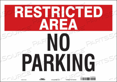 SAFETY SIGN 20 WX14 H 0.004 THICKNESS