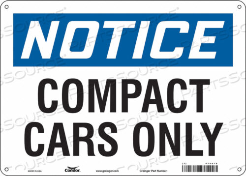 SAFETY SIGN 14 WX10 H 0.032 THICKNESS