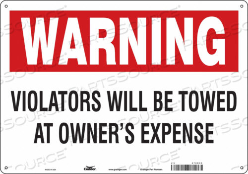 SAFETY SIGN 20 WX14 H 0.055 THICKNESS