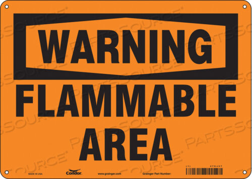 DANGER SIGN 14 WX10 H 0.060 THICKNESS