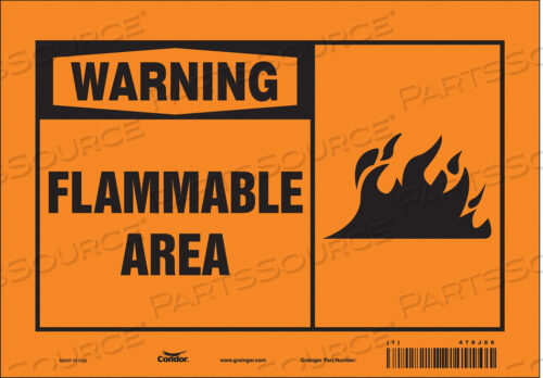 DANGER SIGN 10 WX7 H 0.004 THICKNESS