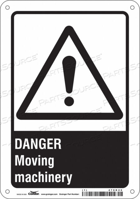 SAFETY SIGN 7 WX10 H 0.032 THICKNESS