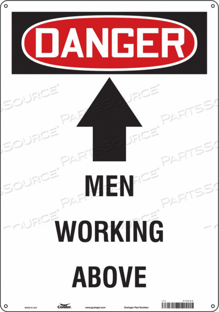 SAFETY SIGN 14 W 20 H 0.060 THICKNESS