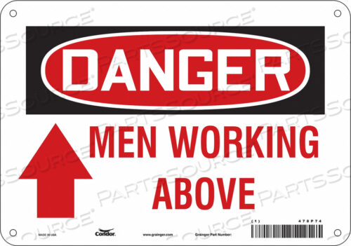 J6936 SAFETY SIGN 10 W 7 H 0.060 THICKNESS