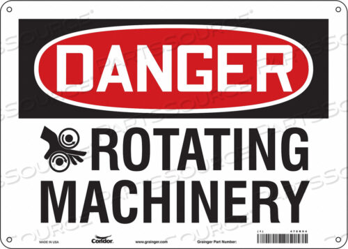 SAFETY SIGN 14 W 10 H 0.060 THICKNESS