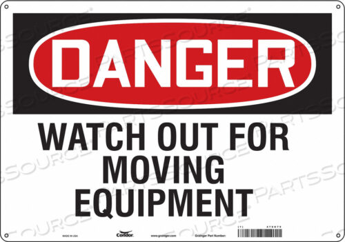 SAFETY SIGN 20 W 14 H 0.060 THICKNESS