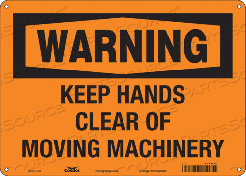 SAFETY SIGN 14 W 10 H 0.060 THICKNESS