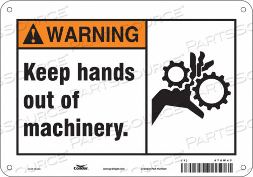 SAFETY SIGN 10 W 7 H 0.060 THICKNESS