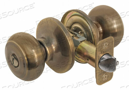 OEM#: RU0305BOXKNOB LOCKSET RUSK STYLE ANTIQUE BRASS by Master Lock
