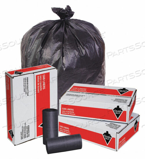 OEM#: 49P433TRASH BAGS 45 GAL. BLACK PK150 by Tough Guy
