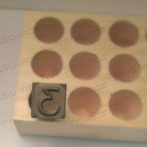 OEM#: 03093 3HAND STAMP 2-1/2 SHANK L STEEL by Young Bros. Stamp Works, Inc.