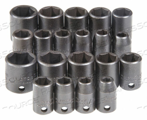 OEM#: J72220IMPACT SOCKET SET 3/8 DRIVE 20 PCS. by Proto