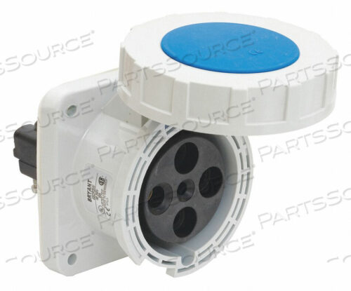 OEM#: BRY460R9WPIN AND SLEEVE RECEPTACLE 5 HP 240VAC by Hubbell Power Systems