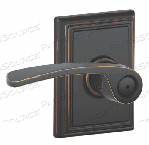 OEM#: F40 MER 716 ADDLEVER LOCKSET MECHANICAL PRIVACY GRD. 2 by Schlage Lock