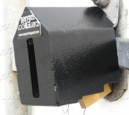 OEM#: RGEX-0LPADLOCK GUARD HARDENED STEEL BLK 4 L by Ranger Lock
