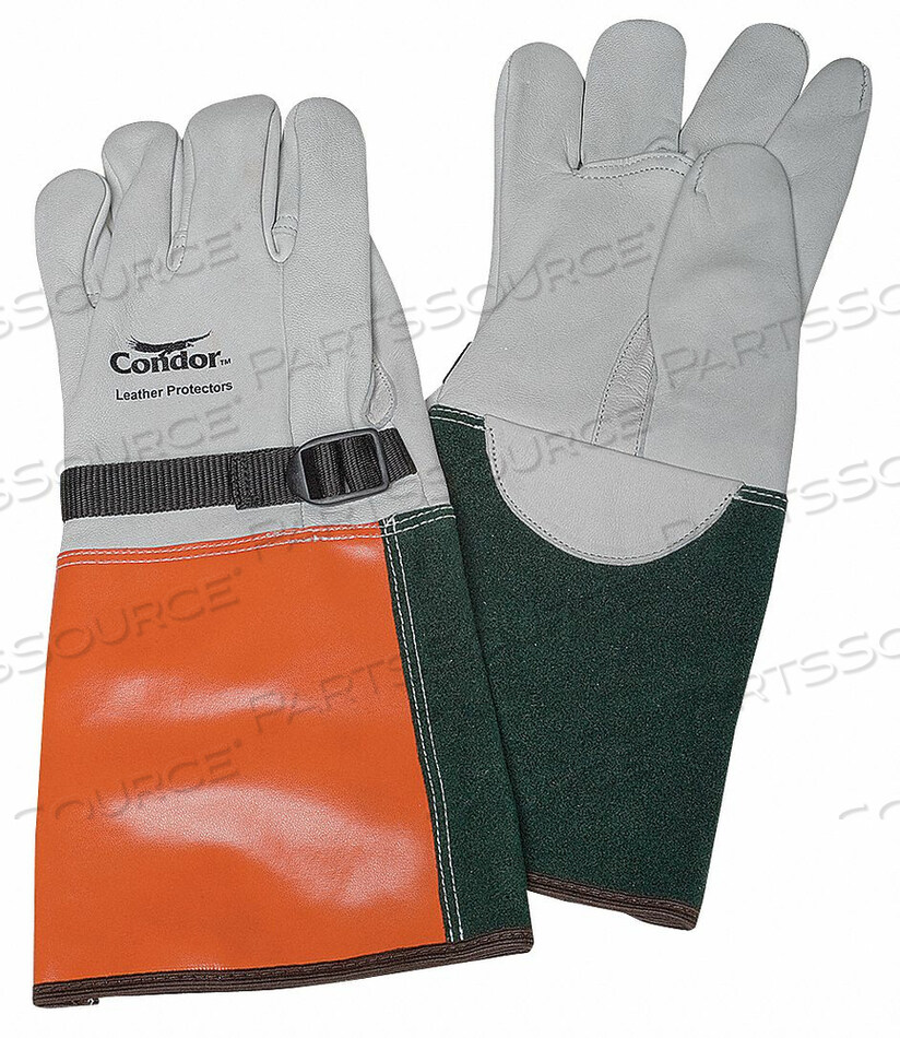 OEM#: 4FPG4D1041 ELEC. GLOVE PROTECTOR 9 WHT/ORG/GRN PR by Condor