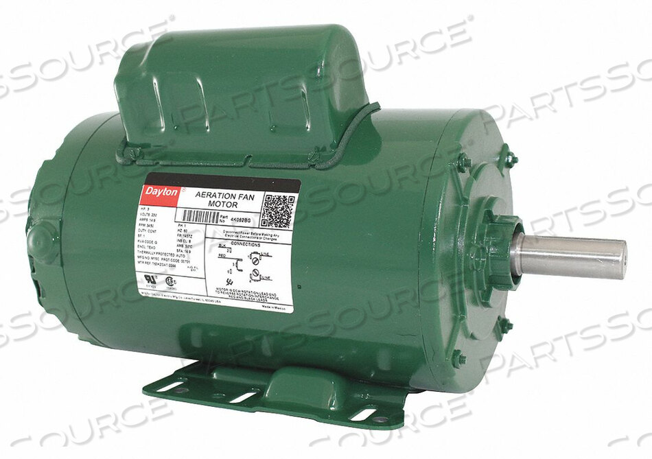 OEM#: 4K062FARM DUTY MTR CAP START TEAO 3HP 3450RPM by DAYTON ELECTRIC MANUFACTURING CO