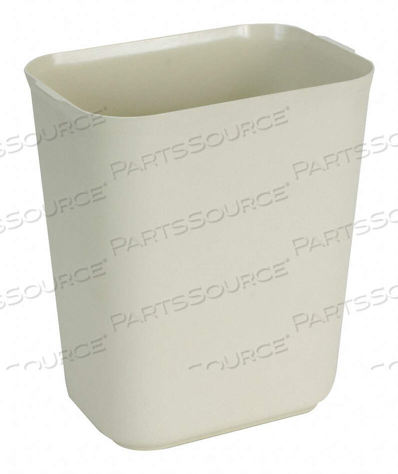 OEM#: 4PGL9WASTEBASKET RECTANGULAR 10 GAL. BEIGE by Tough Guy