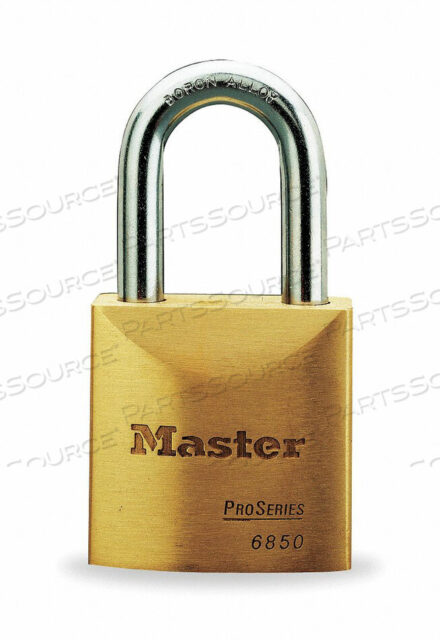 OEM#: 6850NKAKEYED PADLOCK 29/32 IN RECTANGLE GOLD by Master Lock