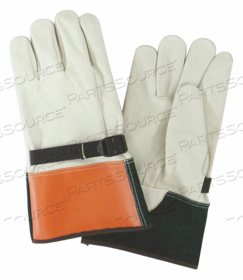 OEM#: 4T495D1037 ELEC. GLOVE PROTECTOR 9 BEIGE/ORG/GRN PR by Condor