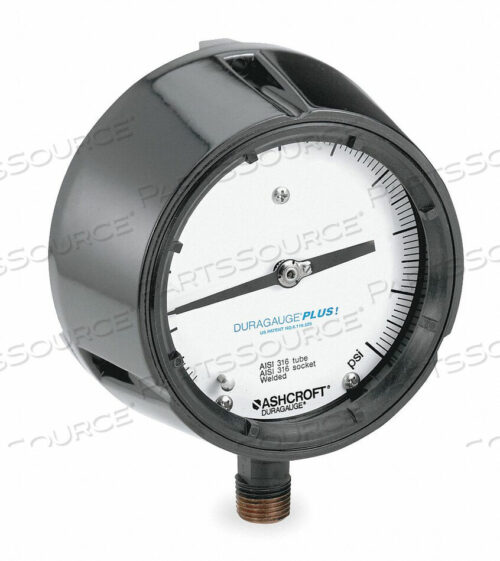 OEM#: 451279SS04LXLL160PRESSURE GAUGE 0 TO 160 PSI 4-1/2IN by Ashcroft Inc.