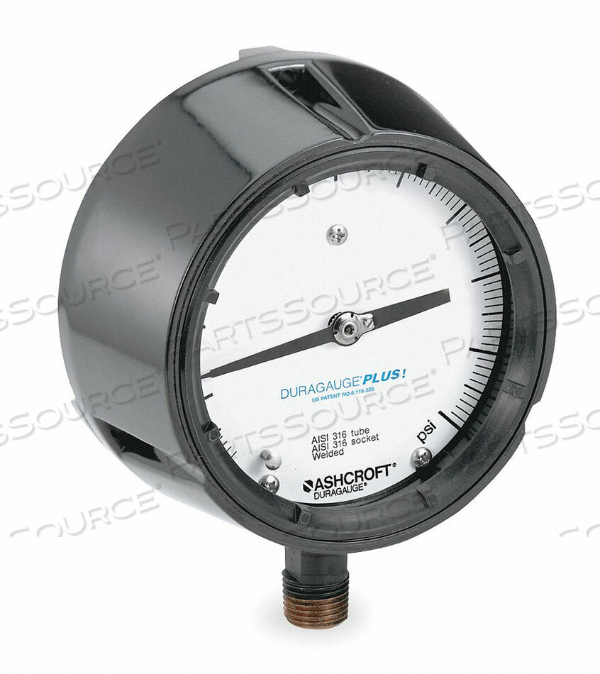OEM#: 451279SS04LXLLVAC/100COMPOUND GAUGE 30 HG TO 100 PSI 4-1/2IN by Ashcroft Inc.