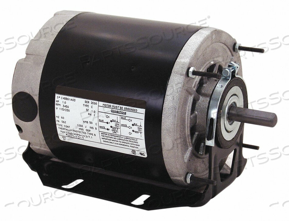 OEM#: ARB2036SMTR SP PH 1/3HP 1140 115/208-230 56 TEAO by Regal Beloit America, Inc. (Century Electric Motors)