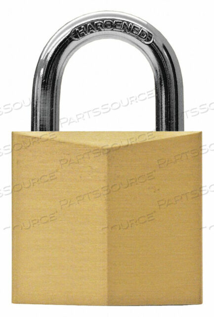 OEM#: 4130KAWWGKEYED PADLOCK 9/16 IN RECTANGLE GOLD by Master Lock