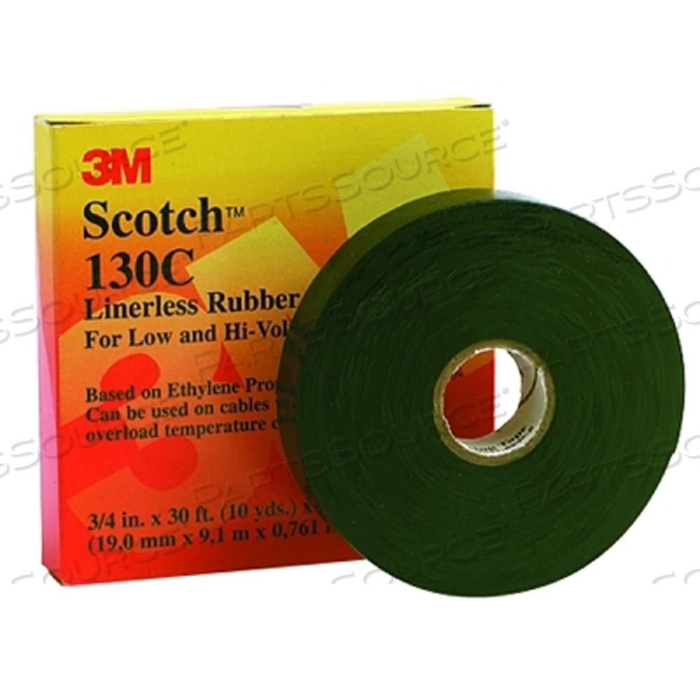 OEM#: 7000006085LINERLESS SPLICING TAPE 130C, 30 FT X 3/4 IN, BLACK by 3M Consumer