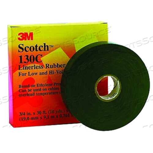 OEM#: 7000006090LINERLESS SPLICING TAPE 130C, 30 FT X 1 IN, BLACK by 3M Consumer