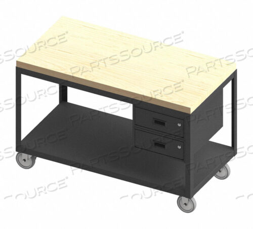 OEM#: HMT-2448-2-MT-2DR-95WMOBILE WRKBNCH BUTCHER BLOCK 48 W 24 D by Westward