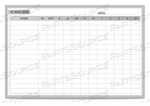 OEM#: GRPM201E-23IN/OUT BOARD DRY-ERASE BOARD 36 H by Ghent