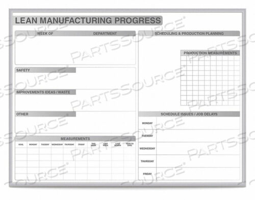 OEM#: GRPM302M-23DRY ERASE BOARD MAGNETIC STEEL 36 W by Ghent