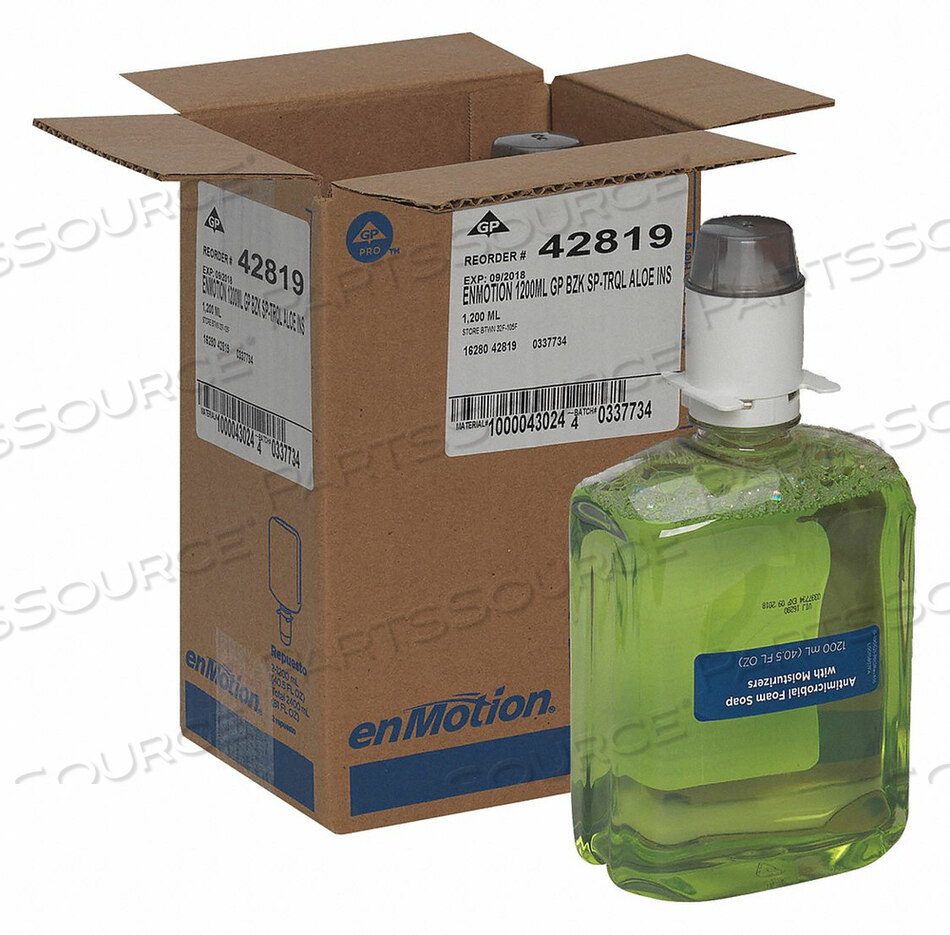 OEM#: 42819FOAM HAND SOAP 1200ML ALOE VERA PK2 by Georgia-Pacific