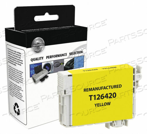 INK CARTRIDGE YELLOW REMANUFACTURED
